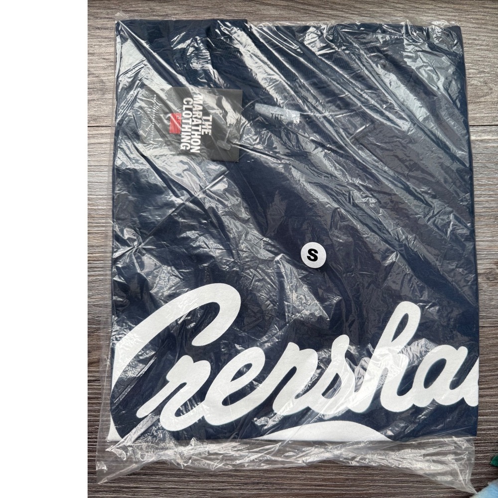 The Marathon Clothing Crenshaw Graphic T Shirt Navy Blue Size S Mens